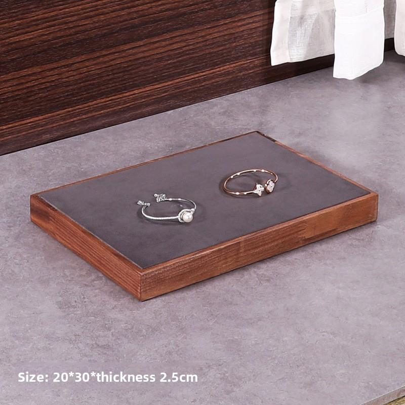 Walnut Jewelry Display Prop Set Combination Bracelet Display Stand Jewelry Display Stand Necklace Display Stand