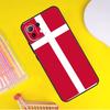 Denmark Flag Cover For Xiaomi 14 Ultra 13 11T 12T 13T 14T Pro POCO X7 X6 Pro X3 X5 F3 F5 M6 F6 Pro Case