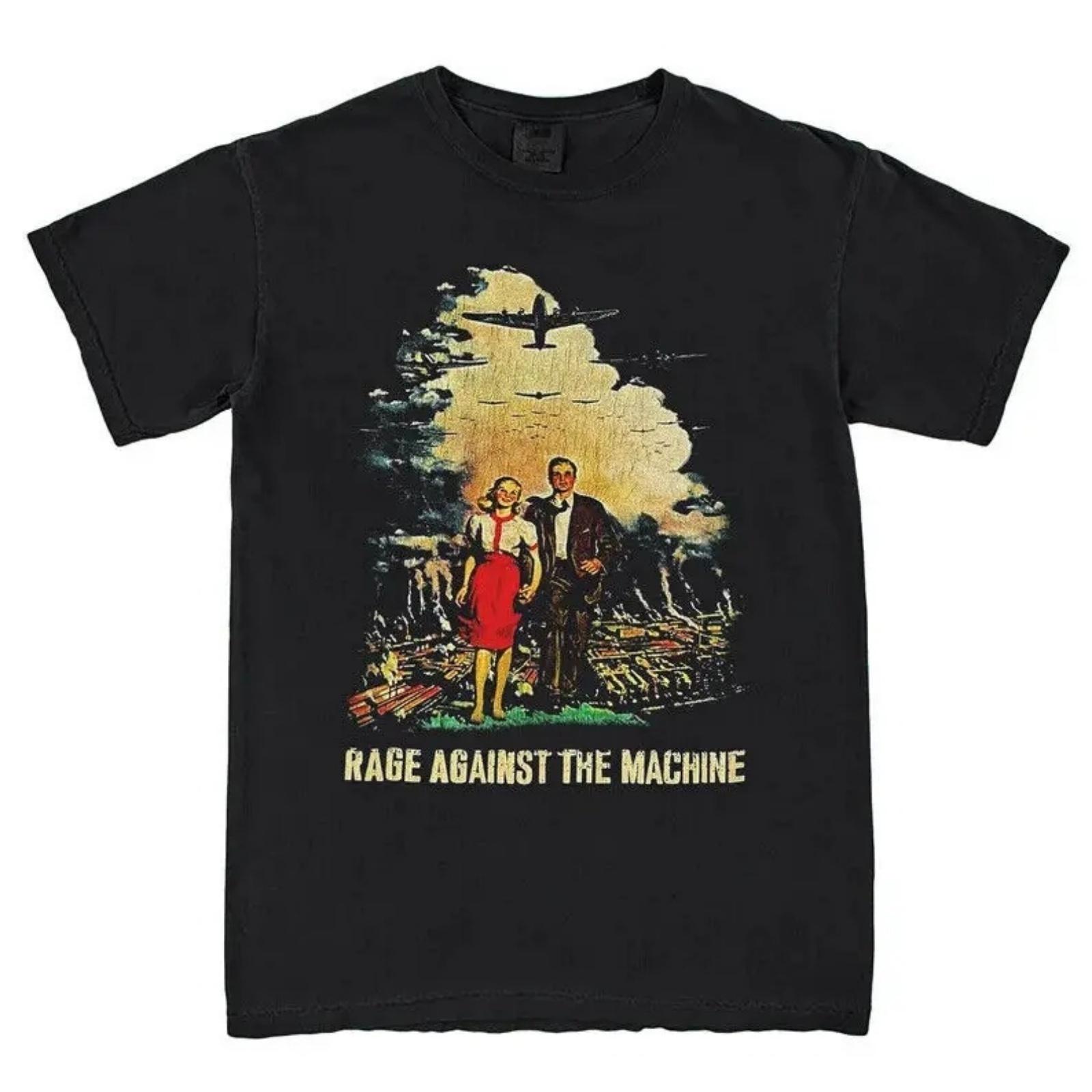 Новая редкая ретро-футболка RATM Evil Empire Rage Against The Machine для унисекс. Винтажная. S разноцветный