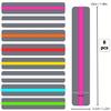 20pcs Reading Guide Strips, Finger Guided Reading Strips Bookmarks Colored Overlay Reading Trackers Rulers Dyslexia Tools