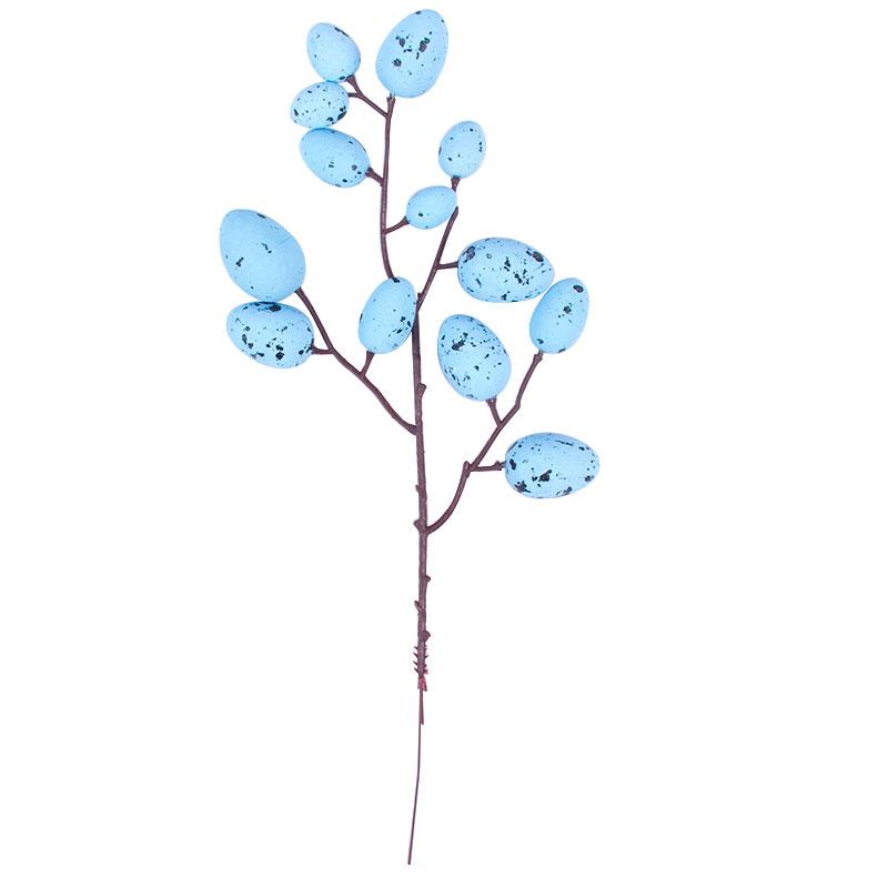 Easter Egg Tree Branch Colorful Foam Fake Artificial Flower DIY Easter Decoration Wedding Festival Party Home Accessories Supply