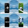 Sports Football Soccer Case For iPhone X,XS,SE,12,15,Pro,17,Plus,11,Max,13,XR,14,16,Mini,Transparent Soft Cover