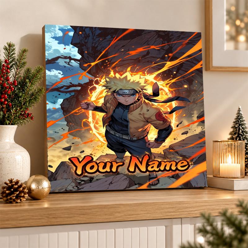Naruto Uzumaki Custom Name Diamond Painting Personalized 5D Full Drill DIY Diamond Art Home Decor
