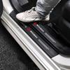 Car Carbon fiber Door Sill Welcome Pedal for Mitsubishi Pajero Sport Eclipse Cross L200 Colt Delica Ralliart Triton Accessories