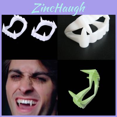 Halloween Party Costume Props Plastic White False Teeth Set Zombie Vampire Fangs Party Decoration Wawazhengfu