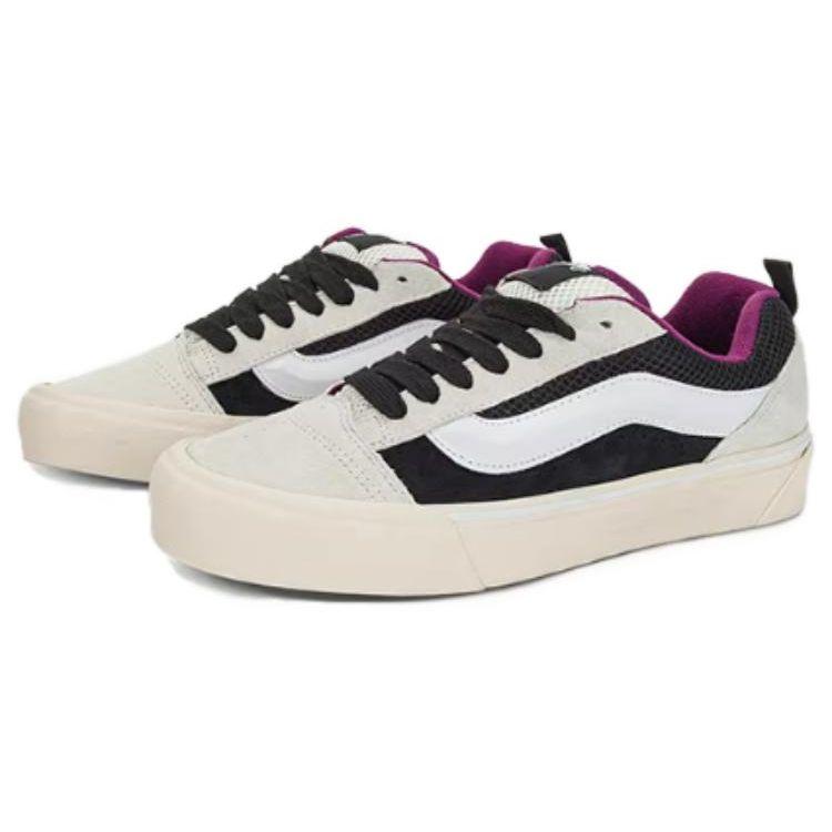 Vans Knu-Skool VLT LX Devils Details - White Unisex Sneakers Cream VN0007QDWHT