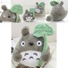 Japanese Anime Totoro With Lotus Leaf Plush Toy Super Soft Short Plush Pp Cotton Filling