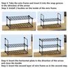 3/4/5 Layers Household Wrought Iron Multi-layer Plant Stand With Four Sides Of Fence Rack Balcony Indoor Garden Flower Pot Shelf Detachable