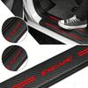 Car Rear Bumper Guard Protector Sticker For ESCAPE Emblem Carbon Fiber Front Door Sill Threshold Cover Auto Accessories