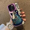 Custodia per iPhone 17/15 Pro Ispirata alla Chitarra Personalizzata per Apple 16 Pro Max/14/13 con Design Unico