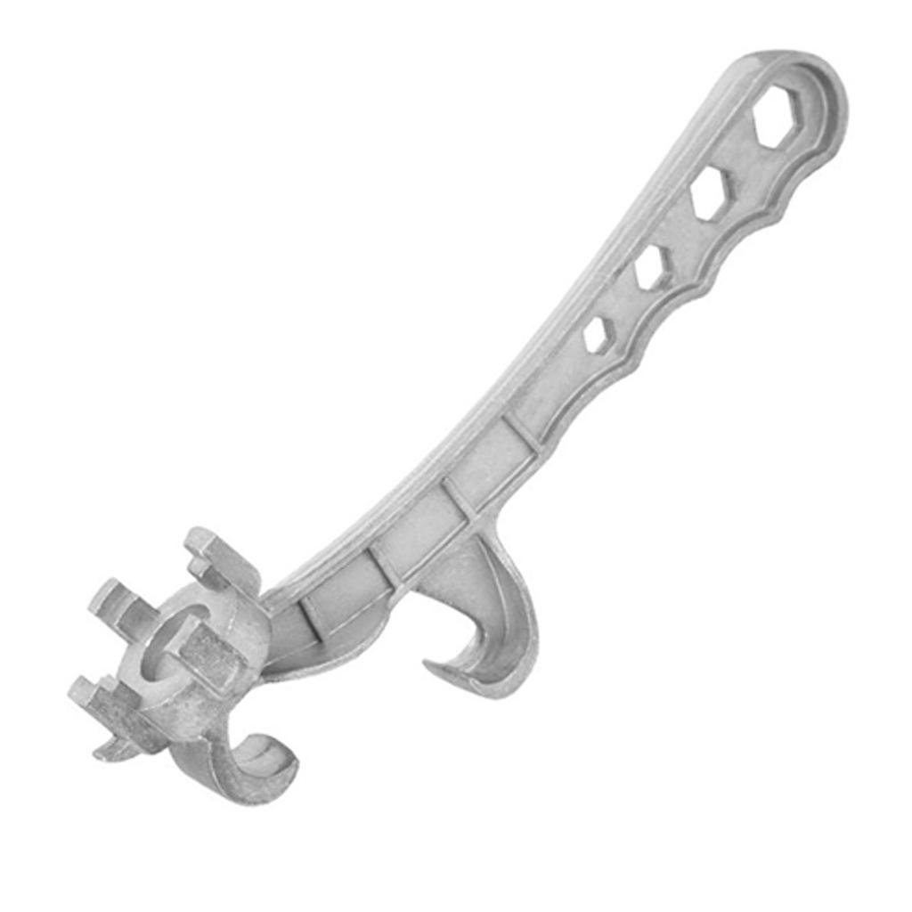 Multi Function Bucket Opener Aluminum Alloy Labor Saving Bung Wrench Barrel Lid Opener for 5 55 Gallon Drums