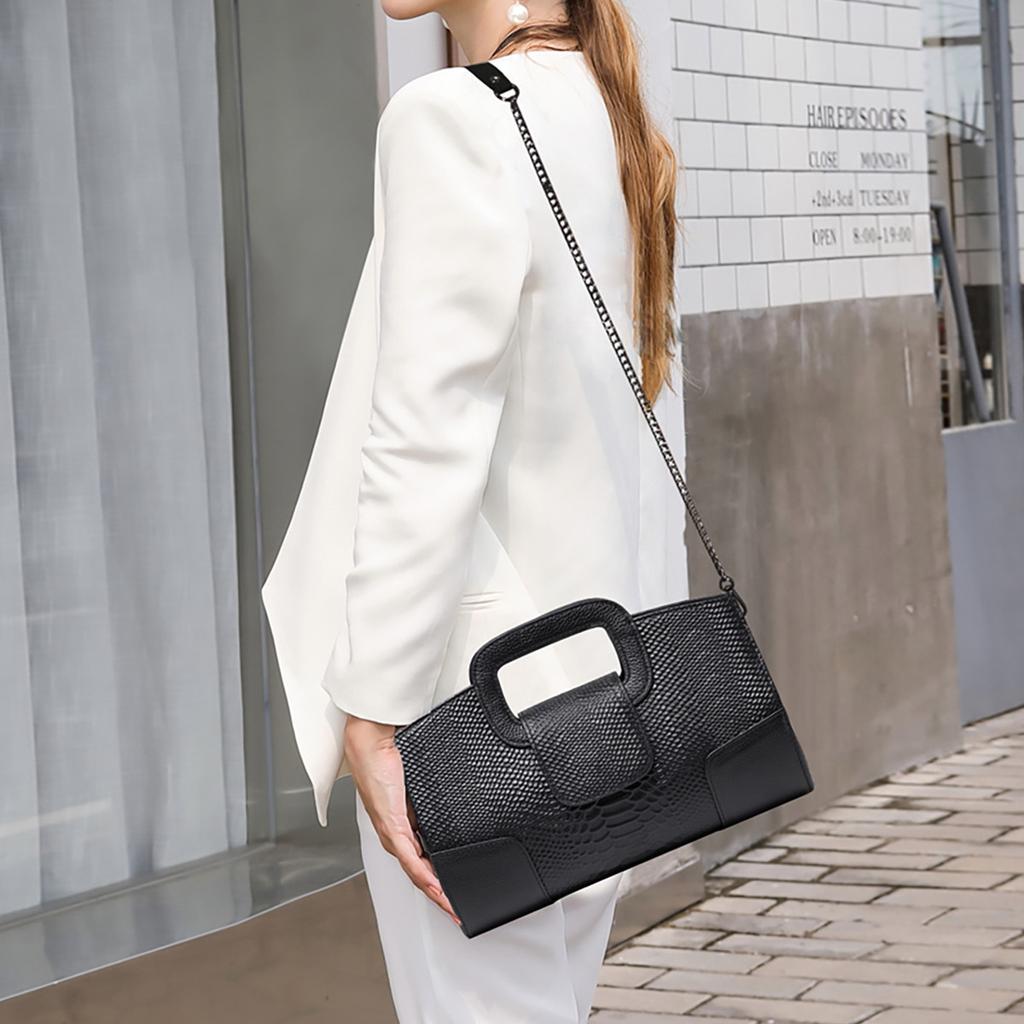 Cowhide Portable Crossbody Mother Bag Large Capacity New High-end Light Luxury Versatile Shoulder Bag