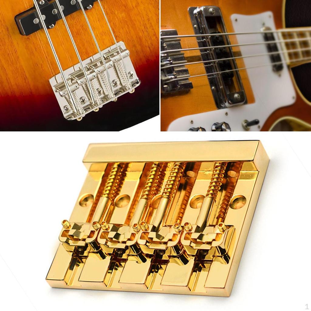 4 String Bass Guitar Bridge Saddles Professional Player Musical Instrument DIY Projects