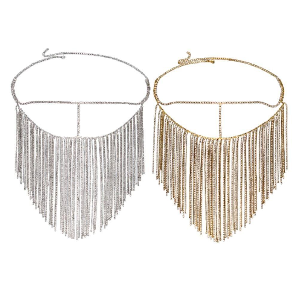 Women Headwear Indian Tassel Veil Masks Masquerade Masks Face Mask Rhinestone Chains  Banquet