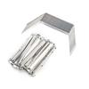 50 Set 80mm Hole Pitch Paper Fasteners 2-Hole File Fasteners Binding Clamp  Document Organizer