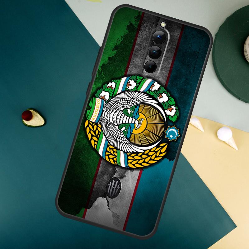 Emblem of Uzbekistan National Flag For ZTE Nubia Red Magic 10S Pro Plus 7 6S 7S 8 9 8S 9S Pro Red Magic 10 Air 11 Pro Plus Case