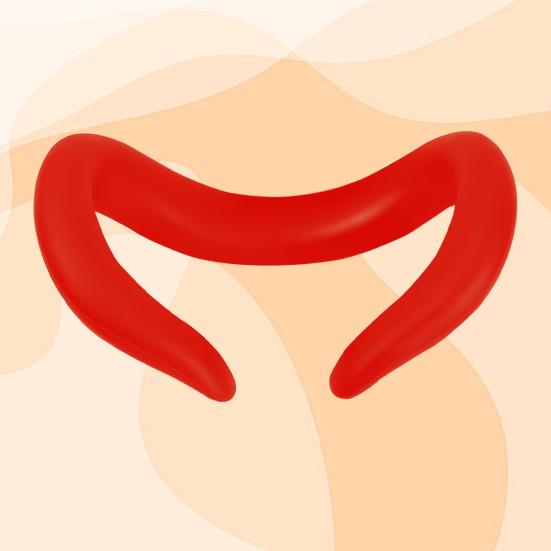 Fone de ouvido VR Silicone À prova de suor Lavável Almofada facial macia Previne vazamento de luz Realidade Virtual