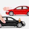 1:24 Mitsubishi EVO9 Street Car Version Alloy Die-cast Car Imitating Real Sound and Light Retro Collection Ornaments Boy Toy