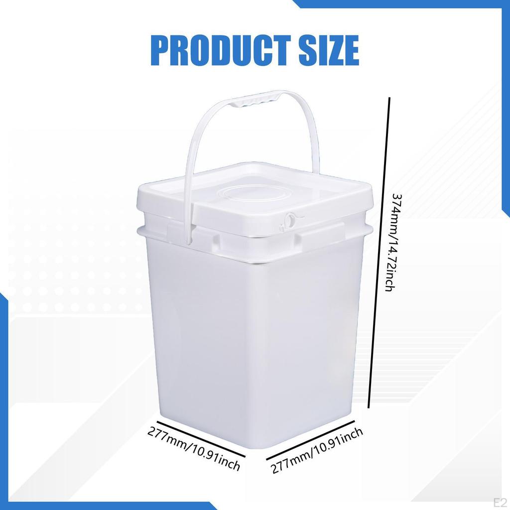 Leerer Farbeimer Eimer Angelaufbewahrungsbehälter für Küchen- und Garagenorganisation