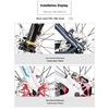 Light Weight Aluminum Alloy Front Rear Mountain Bikes Disc Brake Adapter 160mm To 180/203mm Bikes Brake Calipers Adapter