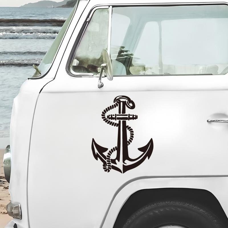 Fishing boat anchor Decals & Bumper creative&funny stickers for cartoon fans&lover,high quality for car trucks motorcycles