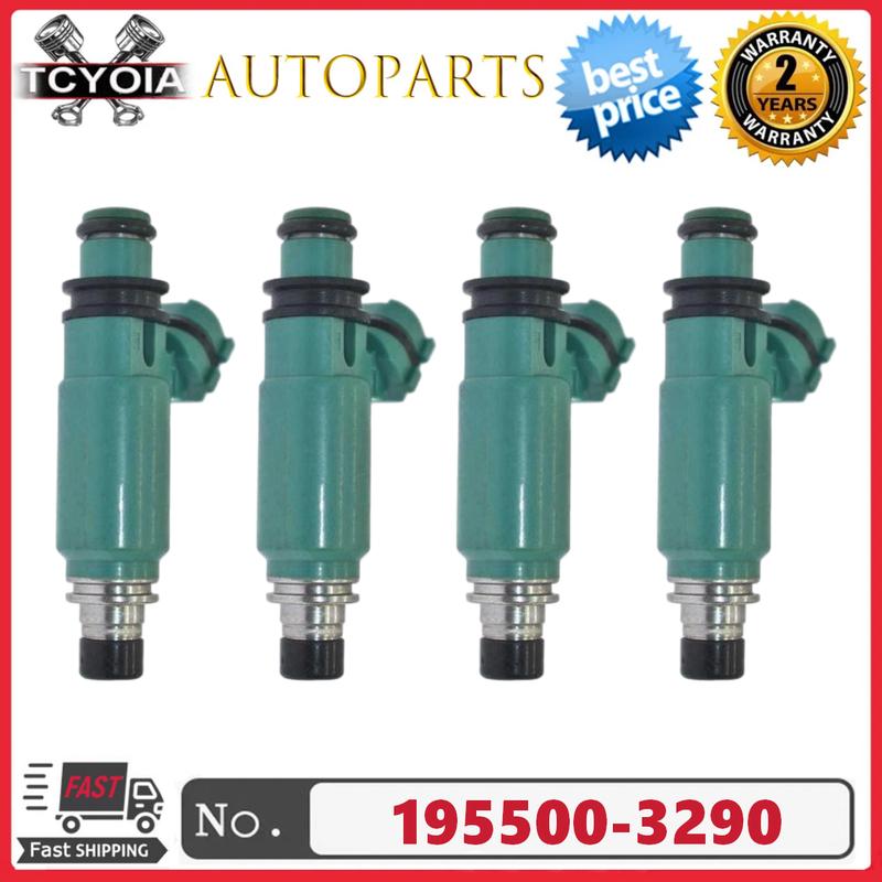 

New 4pcs Fuel Injectors 195500-3290 15710-64G00 Fits for 1998-2001 Suzuki Esteem 1.6L