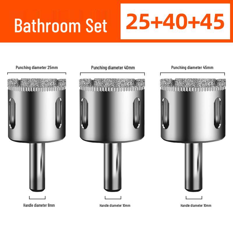 6mm Multifunctional Glass & Tile Drill Bit Set for Marble