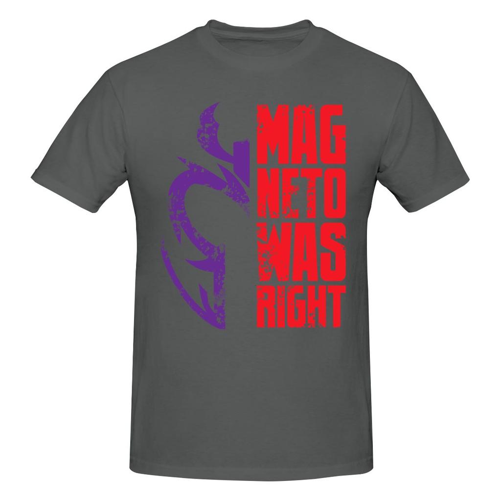 Magneto Was Right 1 Essential Slim Fit Tshirt Casual And Loose Wrinklefree Shirt