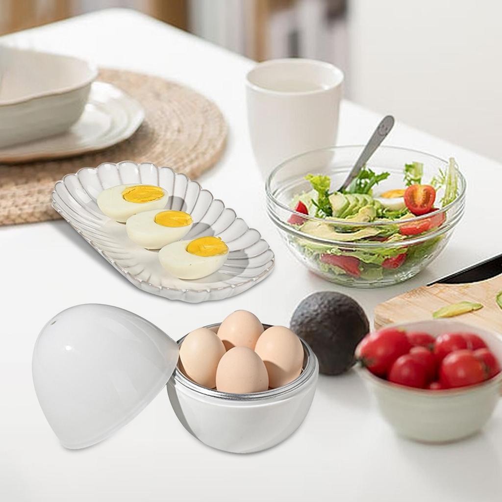 Microwave Egg Boiler Eggy Microwave Egg Poachers Cooker Steamer Box for Chicken and Quail Eggs Kitchen Tools Egg Tools