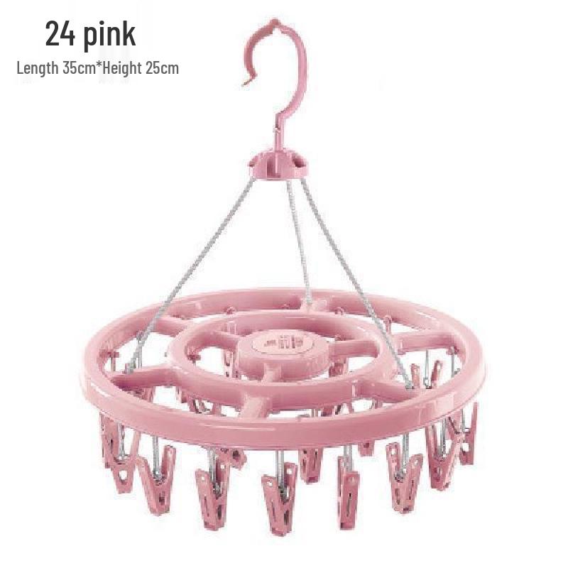 Bold Multifunctional Windproof Drying Hanger with Multi-Clip for Clothes and Socks Thickened Round Set 1080₽