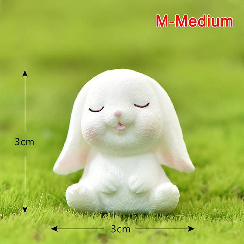 Cartoon Animal Cute Rabbit Series Gardening Ornaments Micro Landscape Decoration