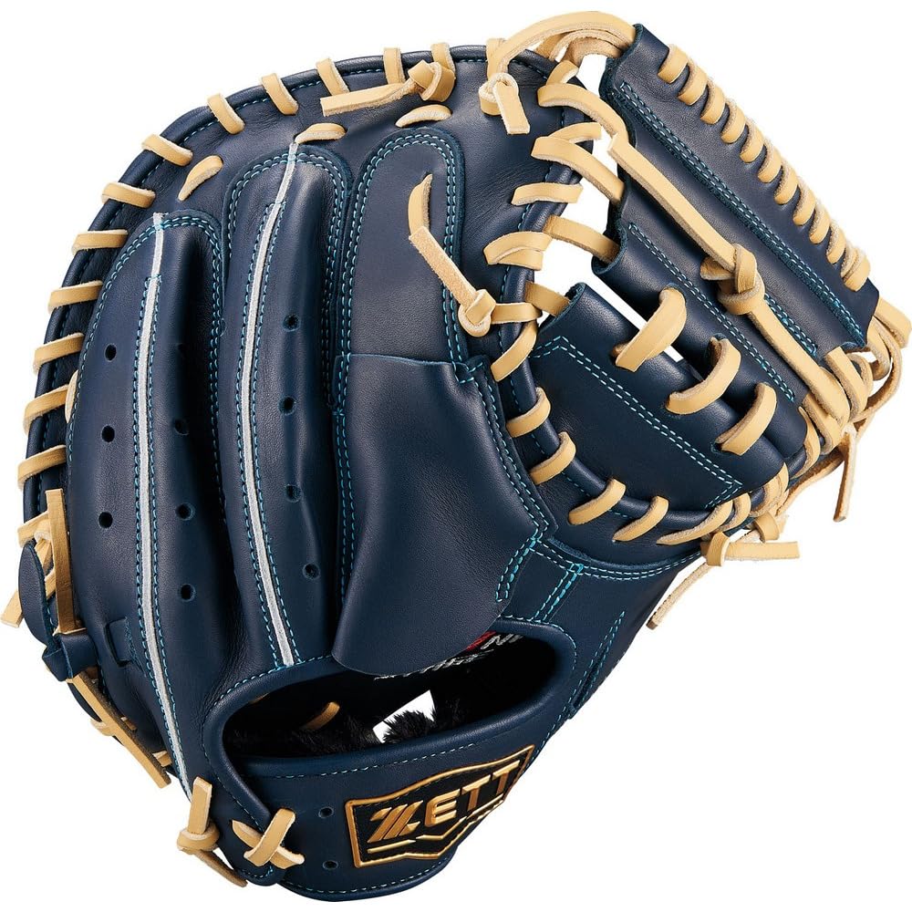 

ZETT Youth Softball Zero One Brown BJCB71512F Catcher s Mitt, Stage, Navy/P (2932)
