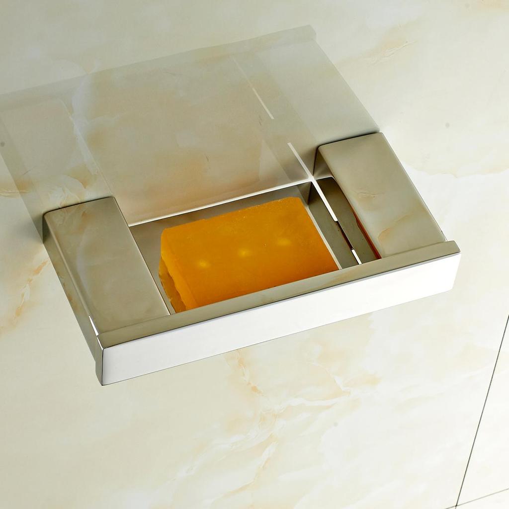 Bathroom Soap Rack, Soap Storage Rack, Bathroom Accessories,soap Dish Black silver,Soap Holder