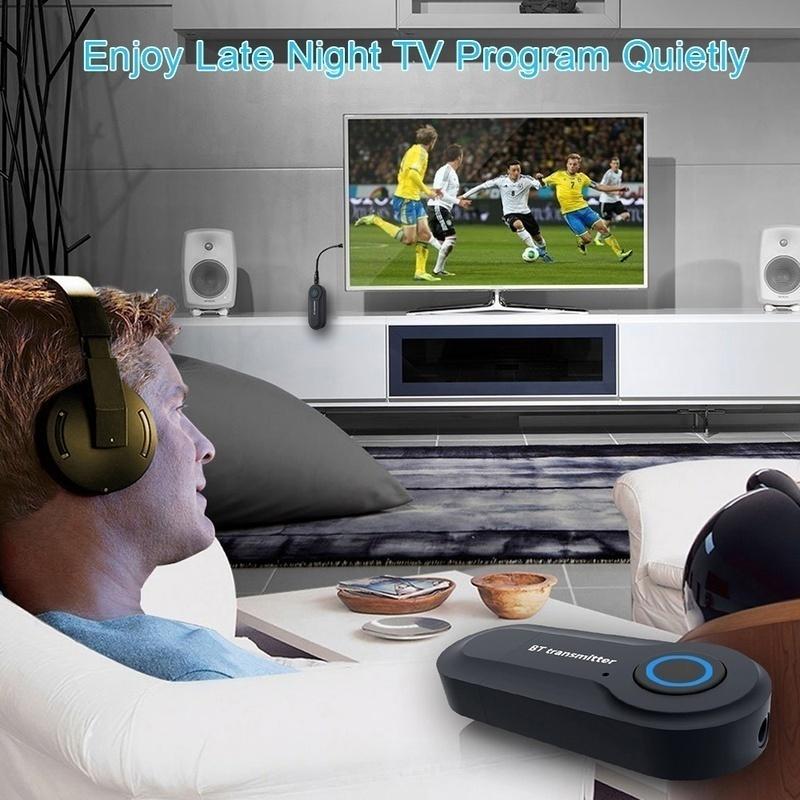 Bezdrátový Bluetooth V5.0 vysílač pro TV telefon PC Stereo audio hudební adaptér