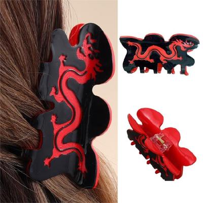Pince à Cheveux Antidérapante Délicate en Forme de Dragon pour Adolescents Épingle à Cheveux pour Queue de Cheval