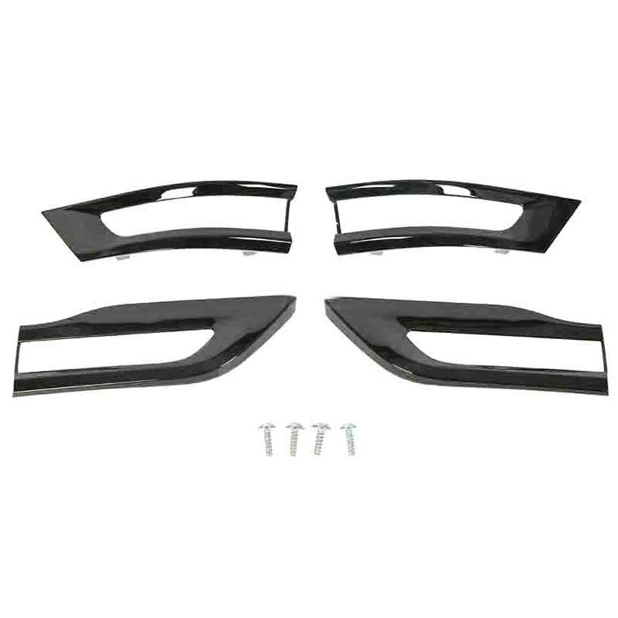 

For Jeep Grand Cherokee 2014 15 16 17-2020 Gloss Black Tail Light Trim Bezel Kit
