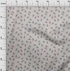 oneOone Cotton Poplin Brown Fabric Floral Sewing Craft Projects Fabric Prints By Yard 42 Inch