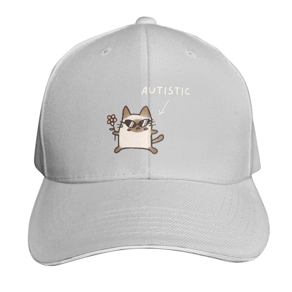 Autistic Cat Animal Cap Fashion Casual Baseball Caps Adjustable Hat Hip Hop Summer Unisex Baseball Hats