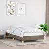 Vidaxl Rama Łóżka Bez Materaca Taupe 90X200 Cm Tkanina
