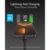 Anker Heavy Duty Nylon USB-C & Lightning Cable MFi Certified USB PD Compatible Compatible with iPhone 14 / 13 / 12 / SE (3rd Generation) (0.3m Black)
