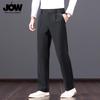 JOW Men's Anti-Wrinkle Business Casual Straight-Leg Pants