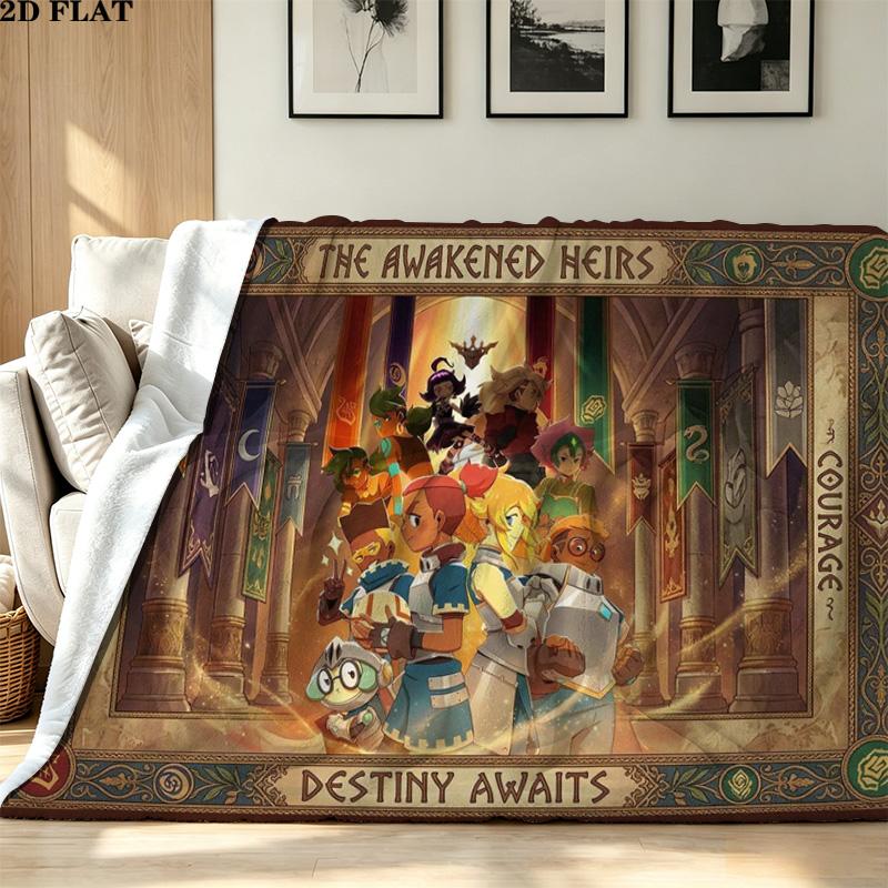 Dragon Striker Print Flannel Blanket High Quality Warm Comfortable Cover for All Seasons Perfect for Gifts Home Decor