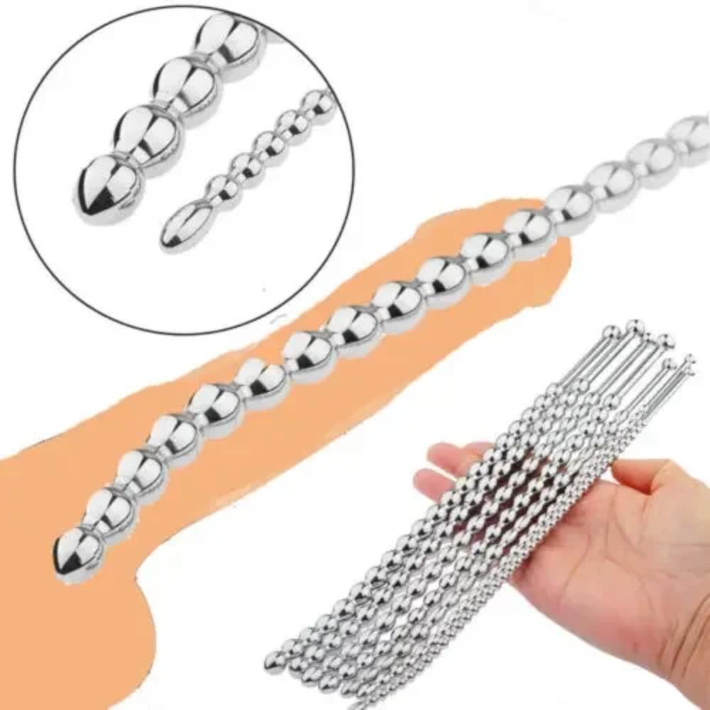 Manyjoy Stainless Steel Curved Urethral Plug 3PCS/Sets Urethral Dilators Penis Plug Dilator Ejaculation Delay for Men Catheters
