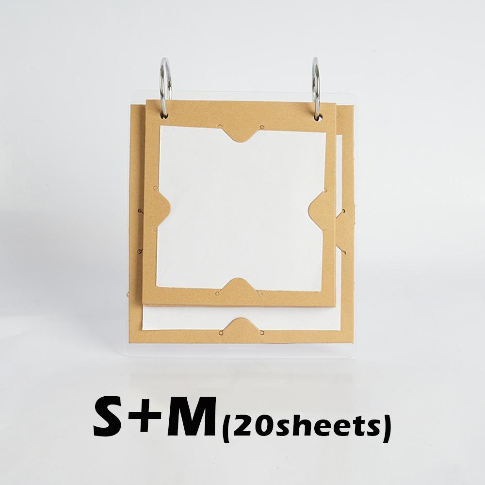 Frosted Kraft Paper Instant Camera Album 3 Inch Photo Large Capacity Photo Display Stand for Fujifilm Instax Mini SQ/ GO