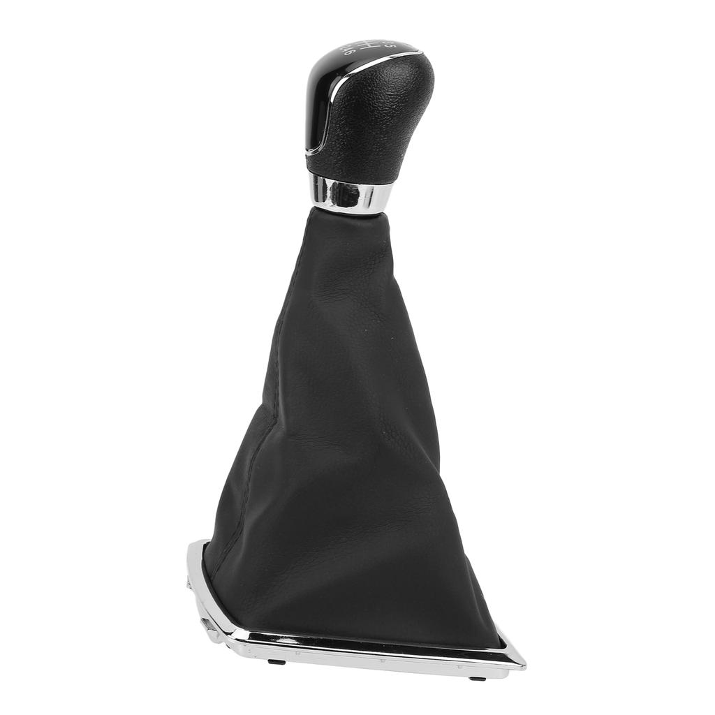 Buton schimbător de viteze manual pentru mașină Capac de praf Protecție schimbător de viteze Piele PU pentru Ford Focus MK2