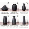 Small Ceramic Vase for Flowers Plants,  Matte Vases for Modern Table Shelf Home Decor Wedding  Frosted Elegant Ceramic Vase