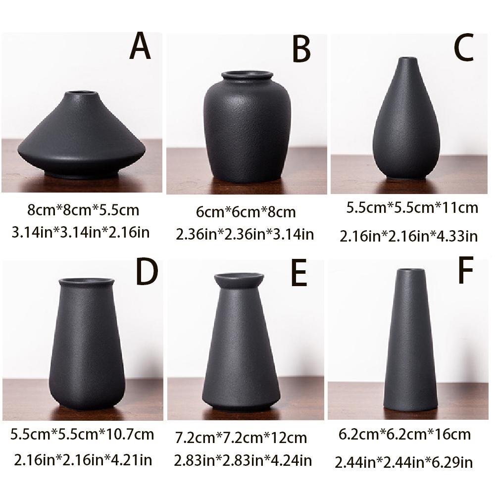 Small Ceramic Vase for Flowers Plants,  Matte Vases for Modern Table Shelf Home Decor Wedding  Frosted Elegant Ceramic Vase