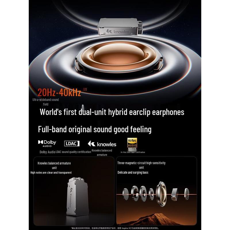 

Baseus Inspire XC1 Open-Ear Clip Bluetooth Headphones