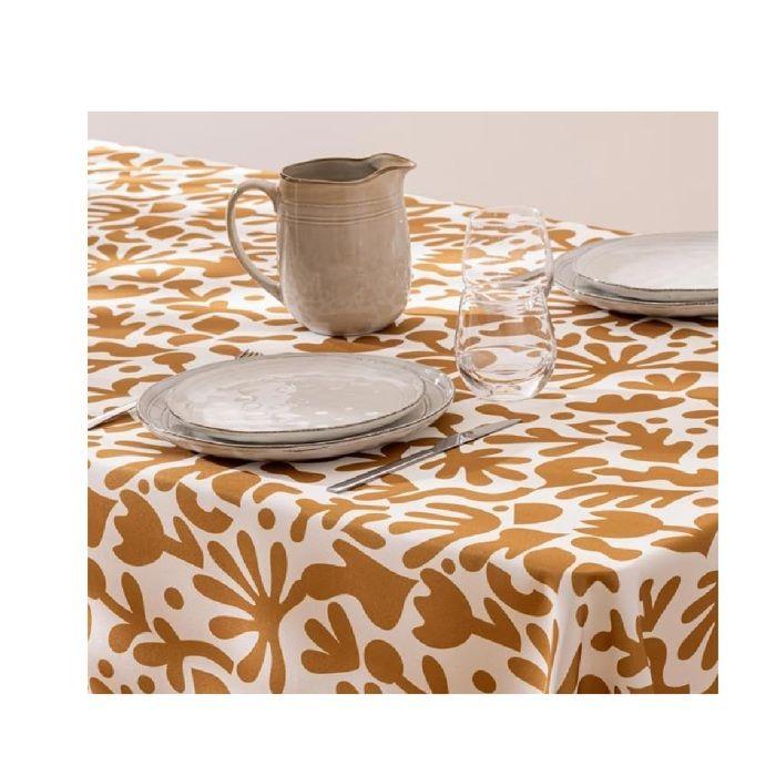 Nappe rectangulaire imprimée motif abstrait 140 x 240 cm