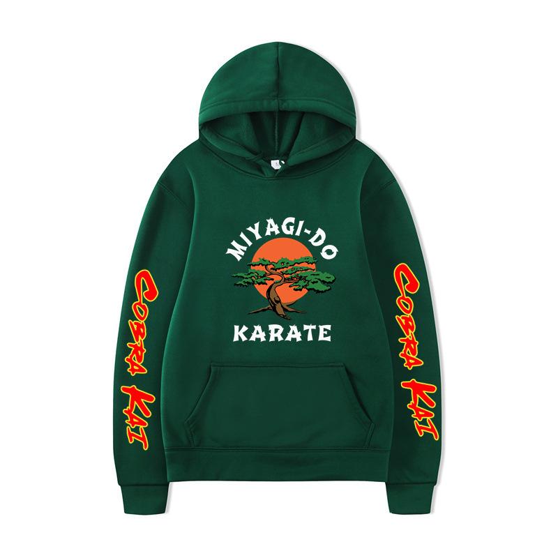 Karate Kid Val Armorr Cobra Print Men's Hoodie Brand Hoody Y2K Clothes Vintage Fashion Unisex Long Sleeve Pullovers